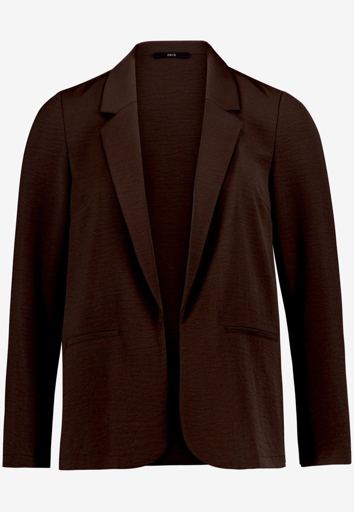 Blazerjacke Lang 3/4 Arm, Chocolate Plum 7416 Bild 1