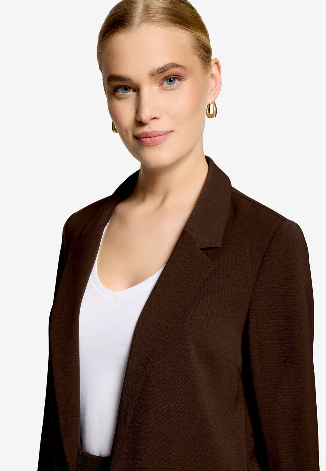 Blazerjacke Lang 3/4 Arm, Chocolate Plum 7416 Bild 5