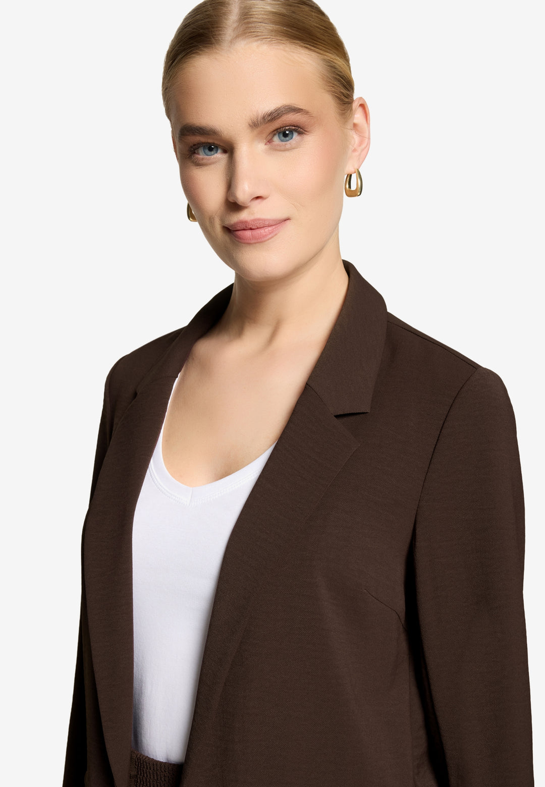 Blazerjacke Lang 3/4 Arm, Chocolate Plum 7416 Bild 9