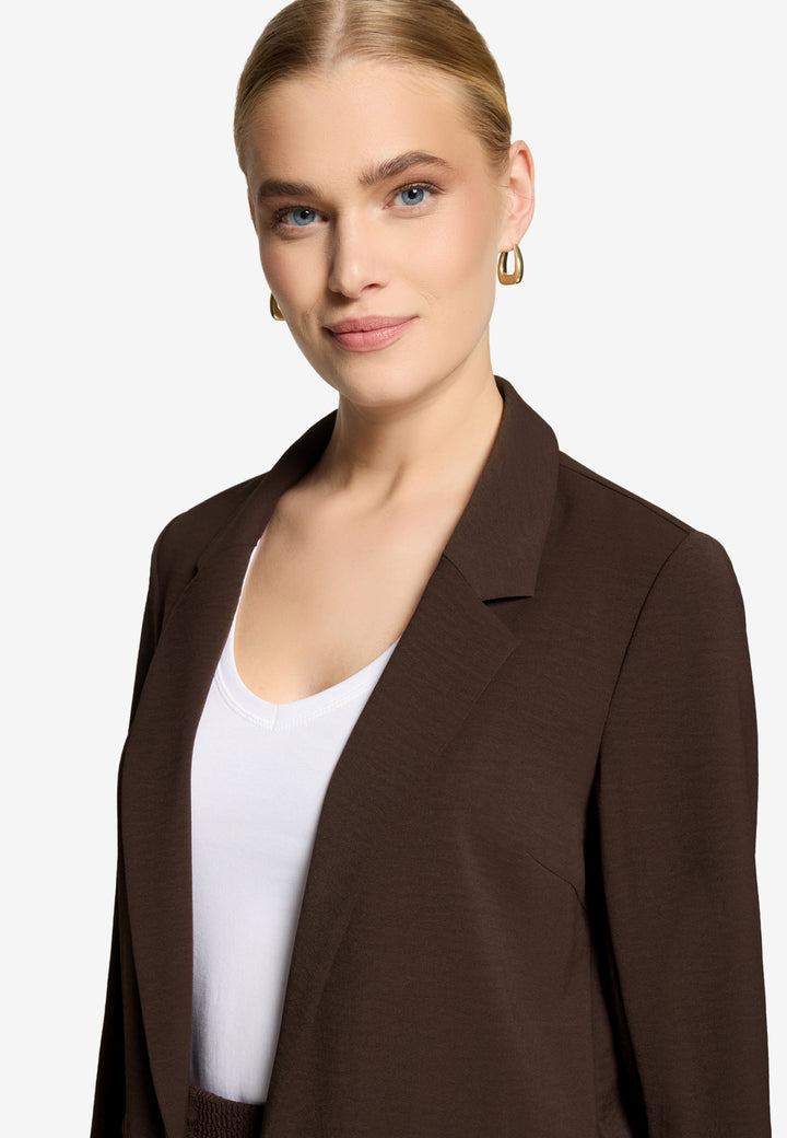 Blazerjacke Lang 3/4 Arm, Chocolate Plum 7416 Bild 9