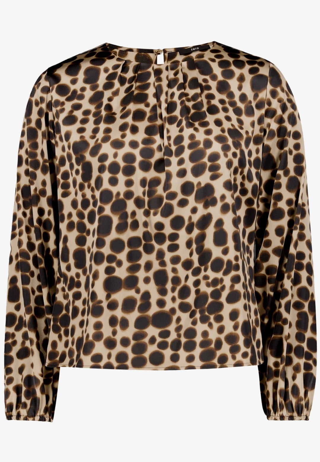 Bluse Kurz 1/1 Arm, Beige/Brown 7875 Bild 6