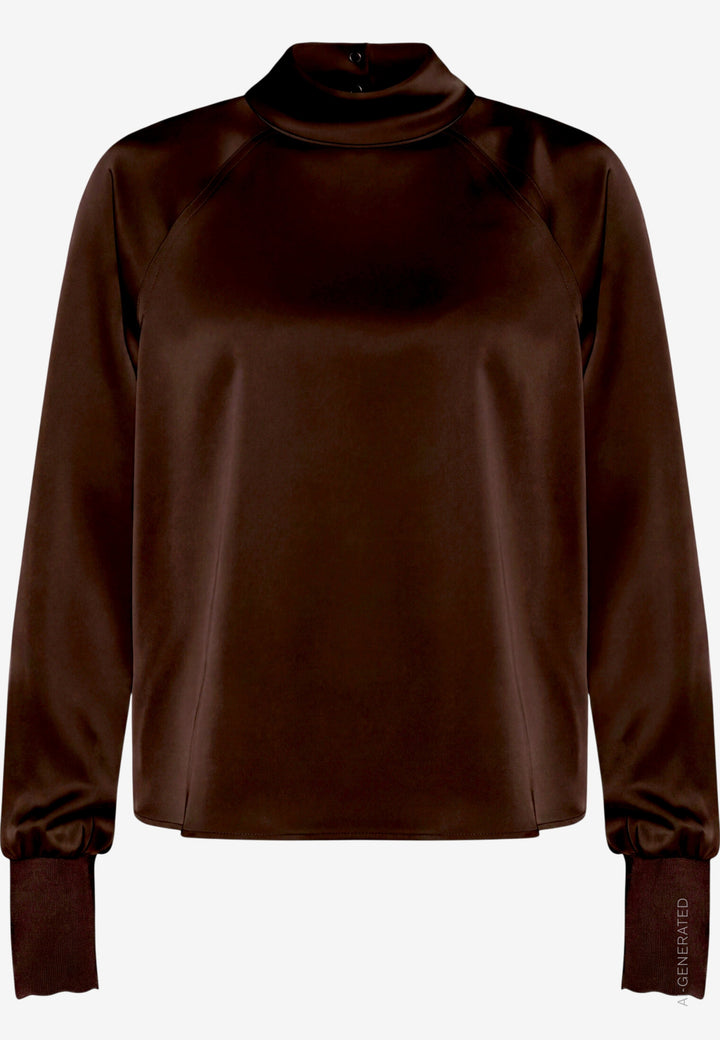 Bluse Kurz 1/1 Arm, Chocolate Plum 7416 Bild 1