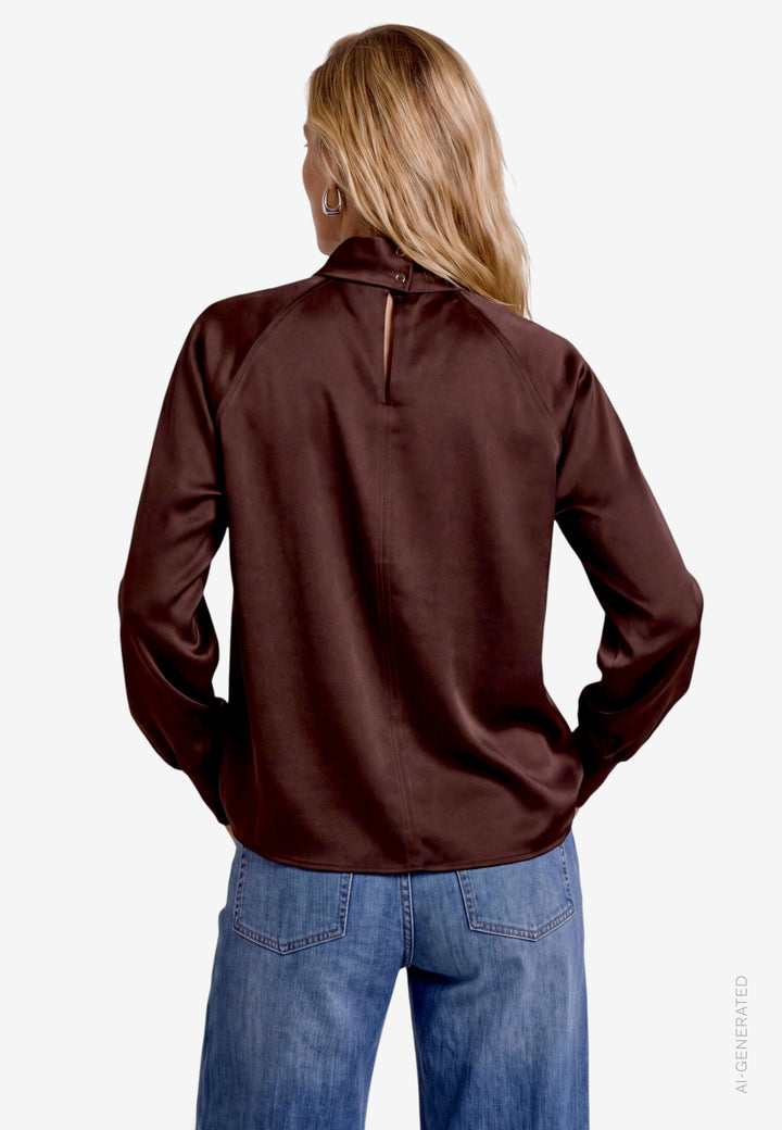Bluse Kurz 1/1 Arm, Chocolate Plum 7416 Bild 3