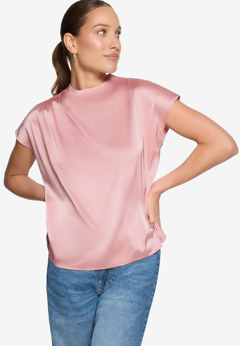 Bluse Kurz 1/2 Arm, Bridal Rose 4464 Bild 2