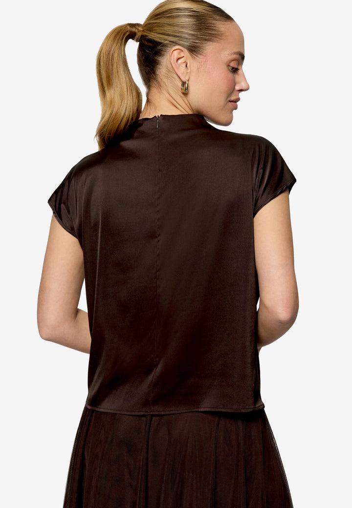 Bluse Kurz 1/2 Arm, Chocolate Plum 7416 Bild 3