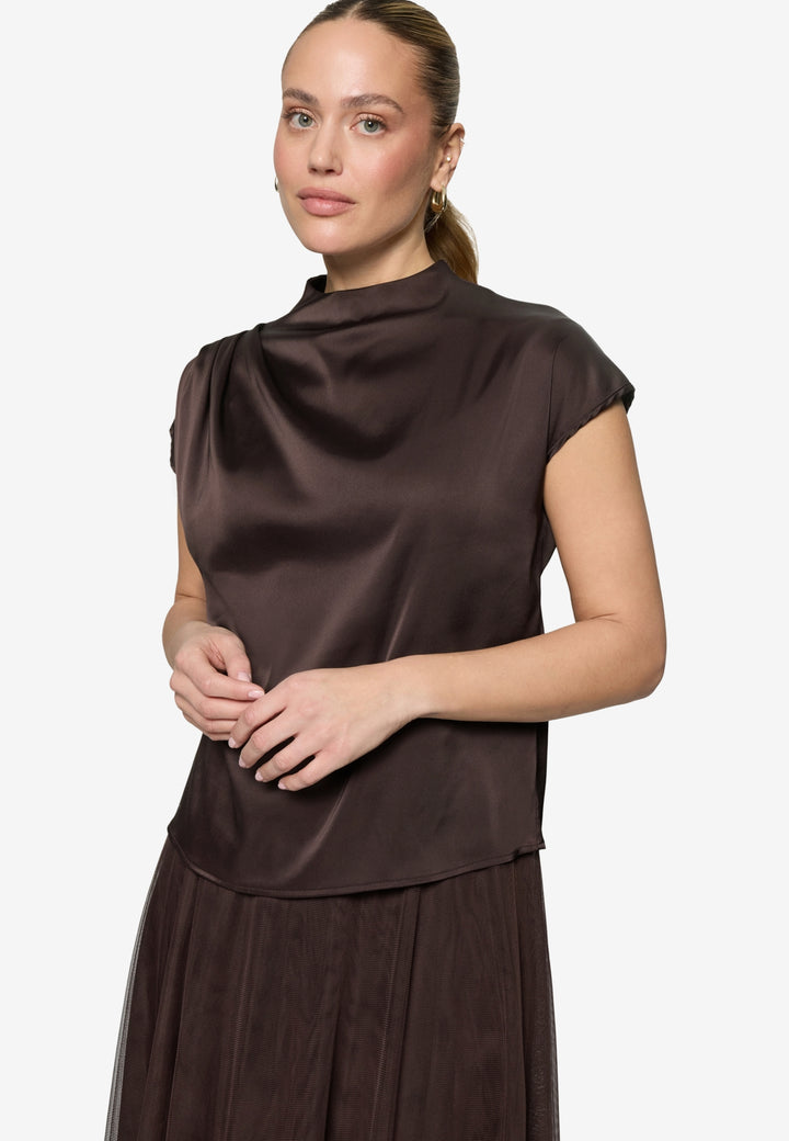 Bluse Kurz 1/2 Arm, Chocolate Plum 7416 Bild 6