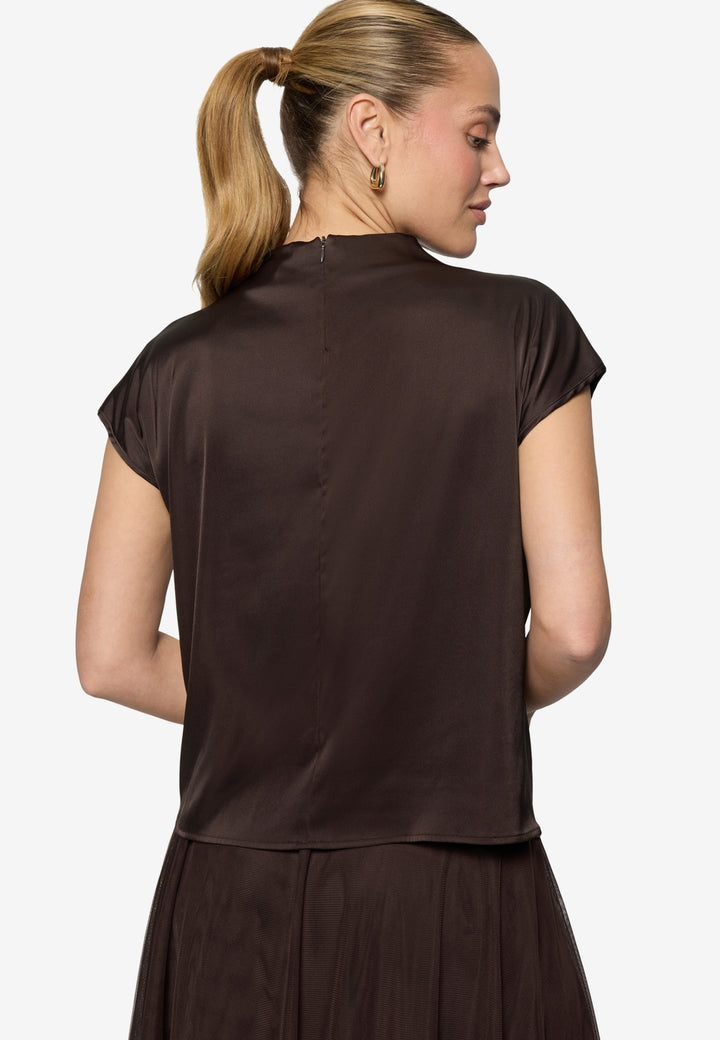 Bluse Kurz 1/2 Arm, Chocolate Plum 7416 Bild 7