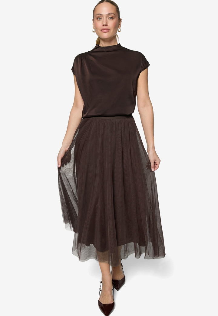 Bluse Kurz 1/2 Arm, Chocolate Plum 7416 Bild 8