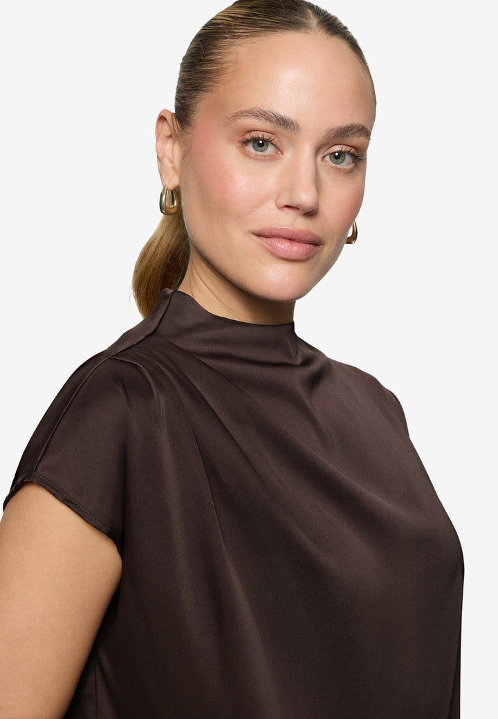Bluse Kurz 1/2 Arm, Chocolate Plum 7416 Bild 9
