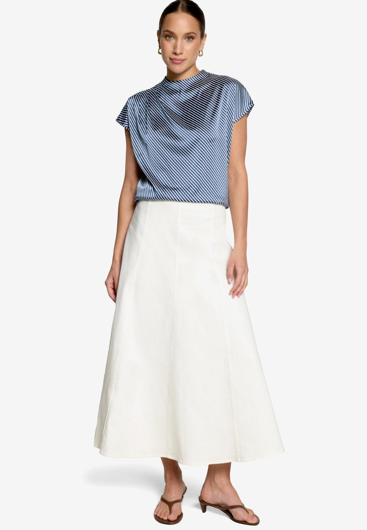 Bluse Kurz 1/2 Arm, Dark Blue/White 8812 Bild 4