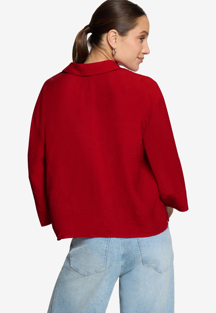 Bluse Kurz 3/4 Arm, Candy Red 4146 Bild 3