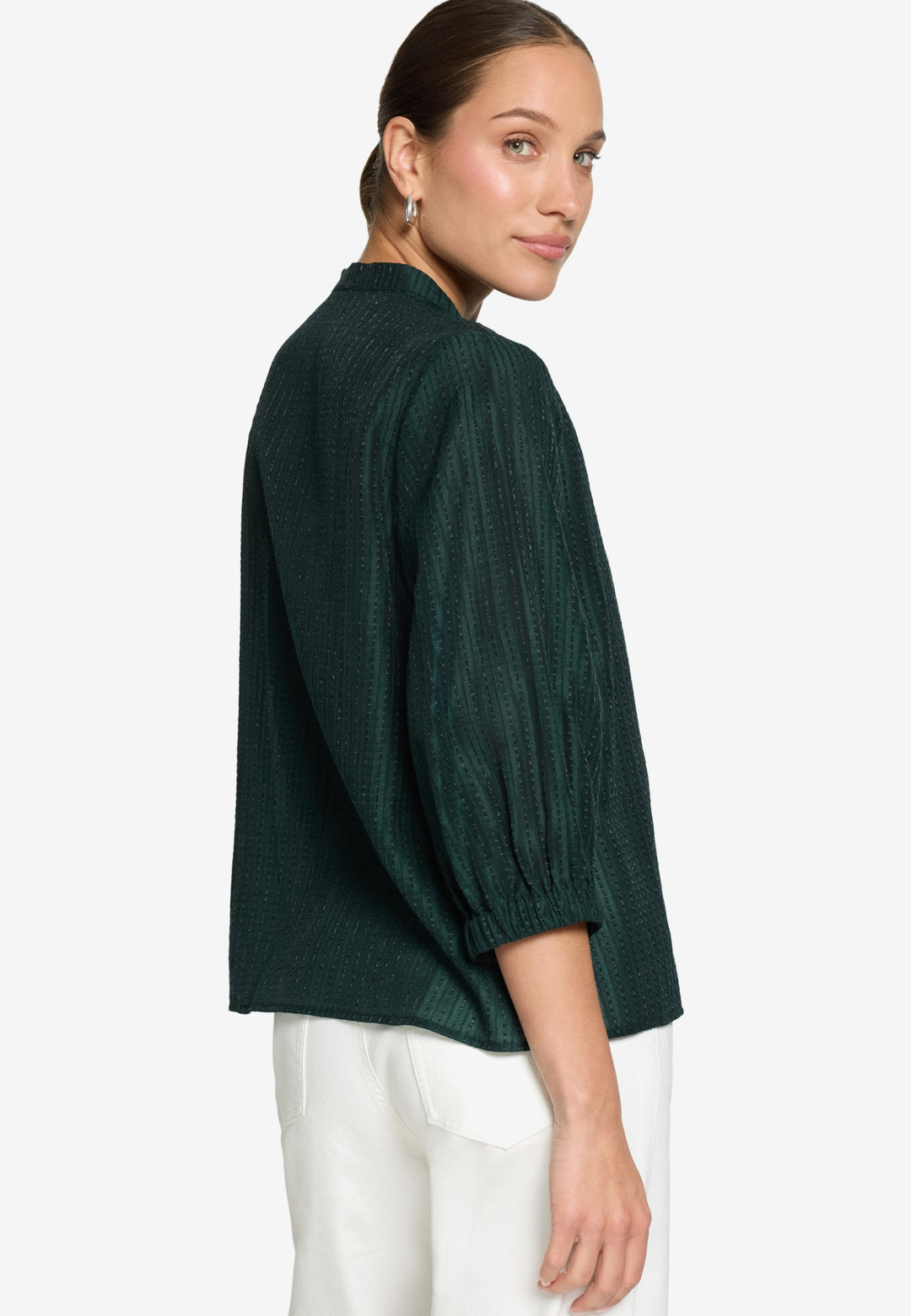 Bluse Kurz 3/4 Arm, Green Forest 5149 Bild 3