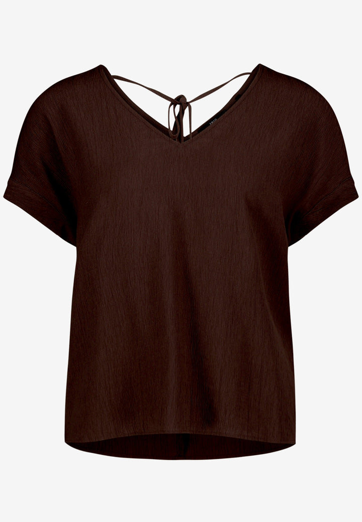Bluse Kurz ohne Arm, Chocolate Plum 7416 Bild 1