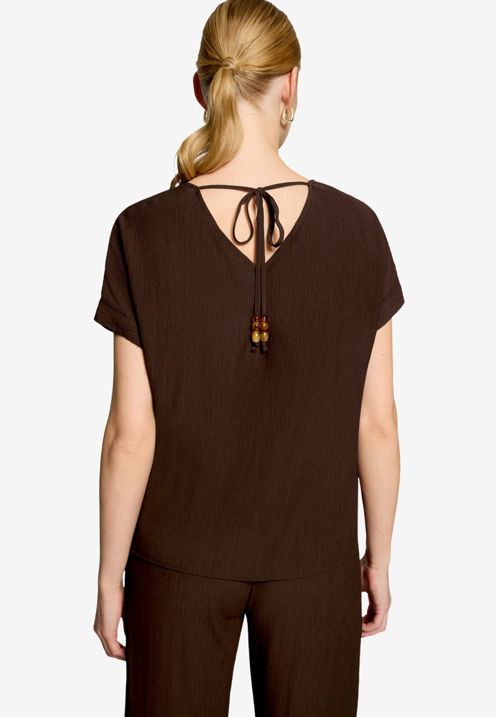 Bluse Kurz ohne Arm, Chocolate Plum 7416 Bild 3