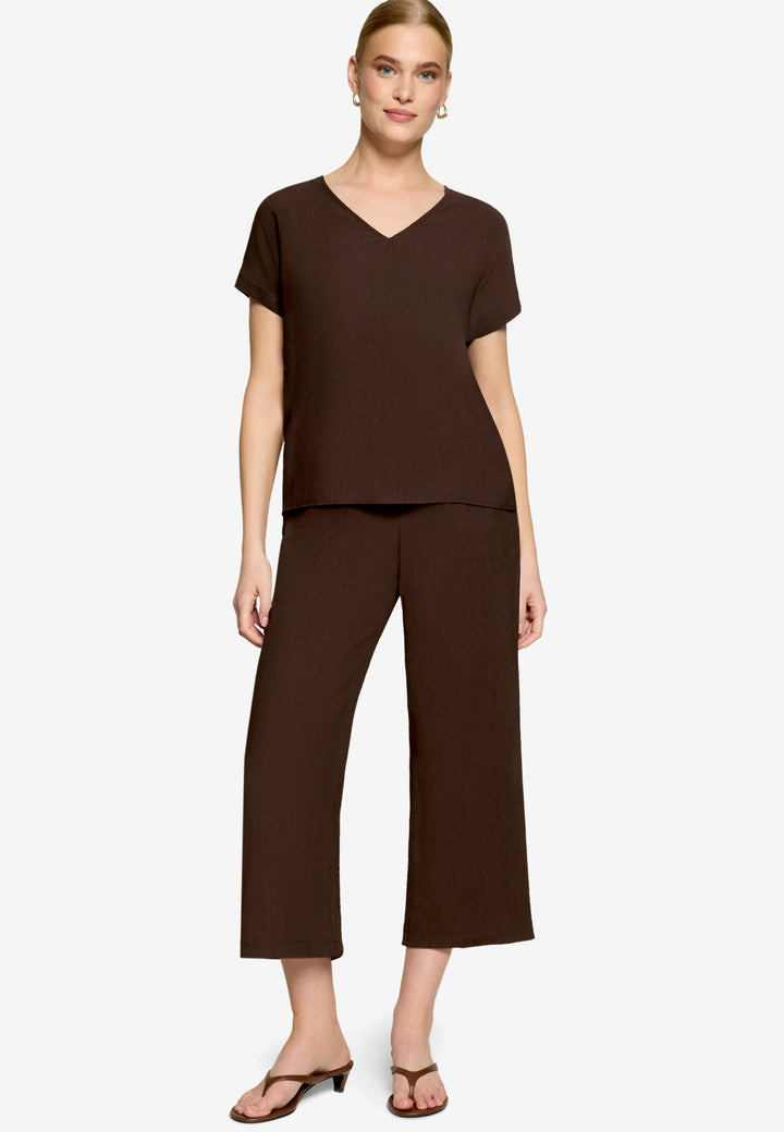 Bluse Kurz ohne Arm, Chocolate Plum 7416 Bild 4