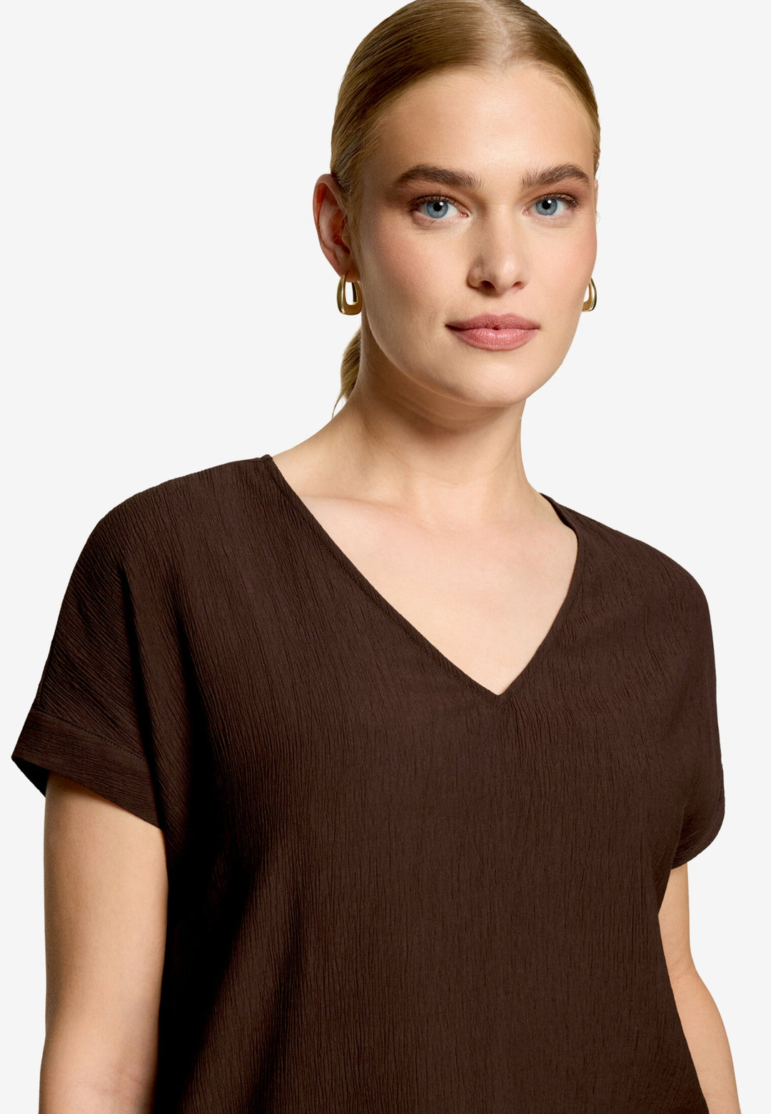 Bluse Kurz ohne Arm, Chocolate Plum 7416 Bild 5
