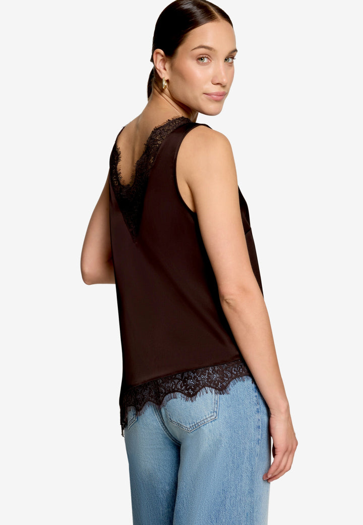 Bluse Kurz ohne Arm, Chocolate Plum 7416 Bild 3