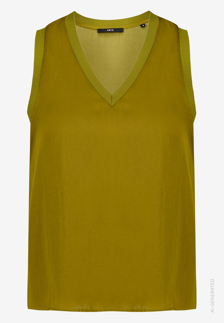 Bluse Kurz ohne Arm, Fir Green 5499 Bild 1
