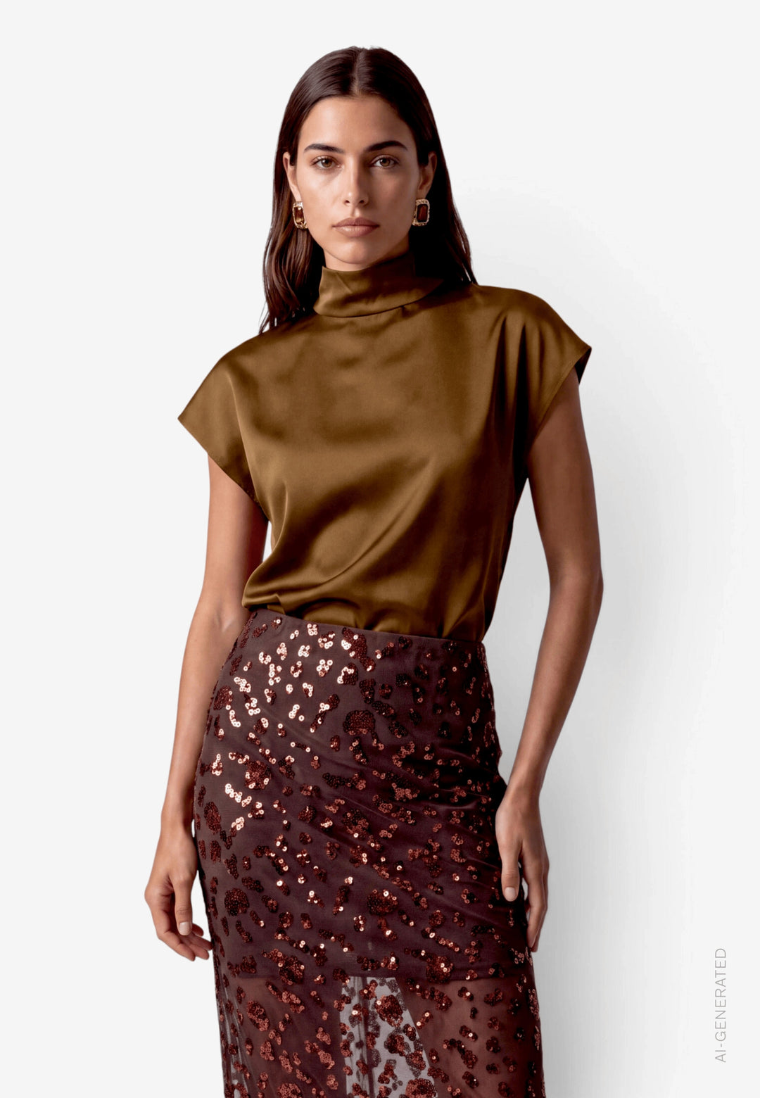 Bluse Kurz ohne Arm, Monk&