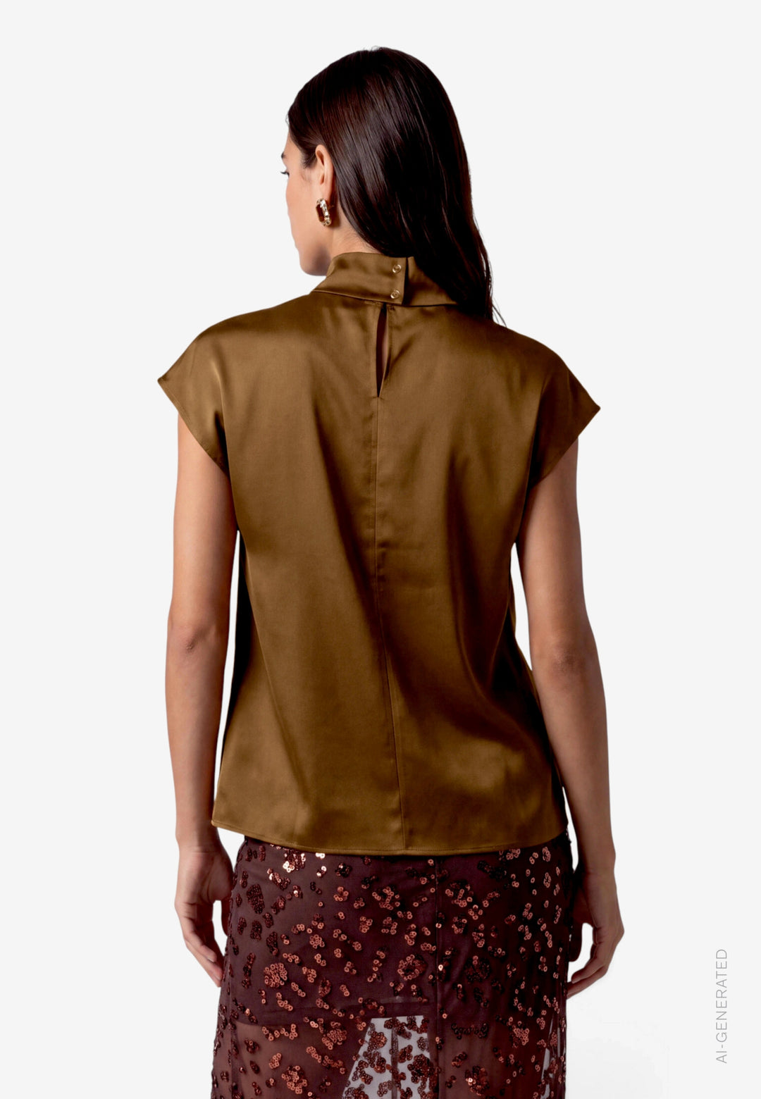 Bluse Kurz ohne Arm, Monk&