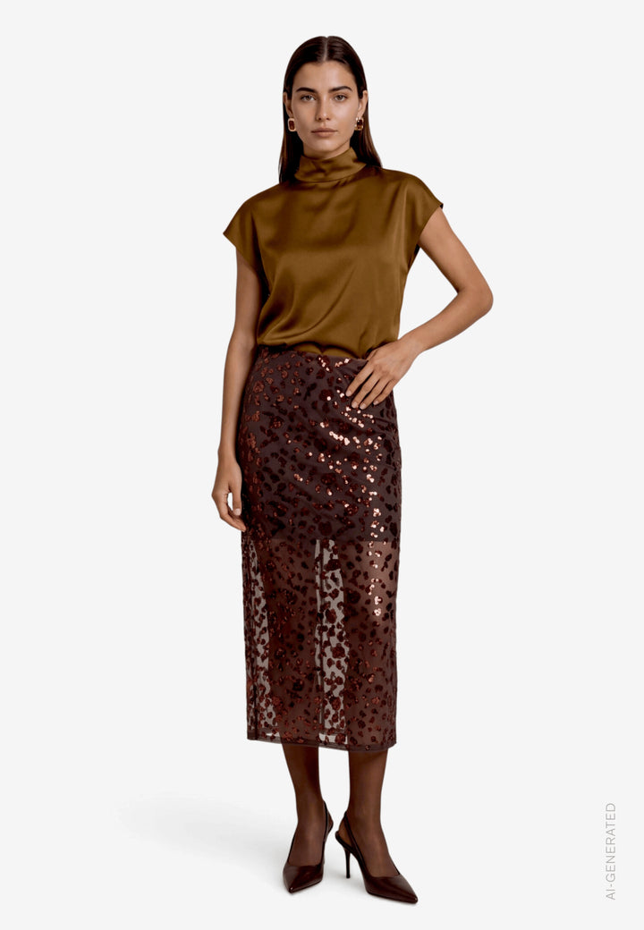 Bluse Kurz ohne Arm, Monk&
