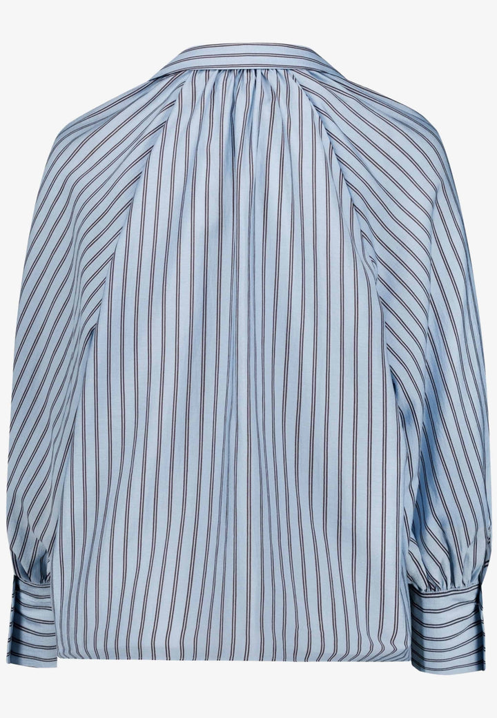 Bluse Lang 1/1 Arm, Blue/Brown 8870 Bild 1