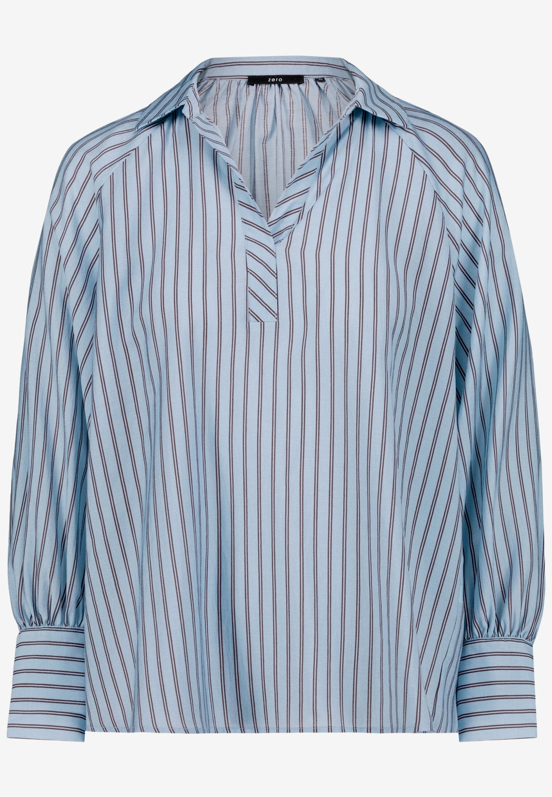 Bluse Lang 1/1 Arm, Blue/Brown 8870 Bild 1