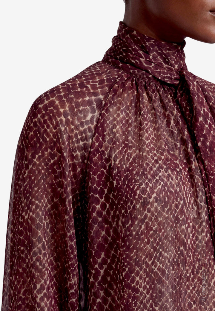 Bluse Lang 1/1 Arm, Grey/Brown 9871 Bild 5