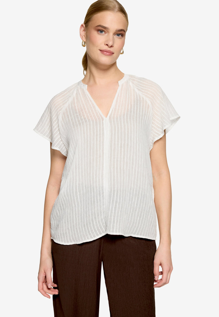 Bluse Lang 1/2 Arm, Offwhite 1014 Bild 2