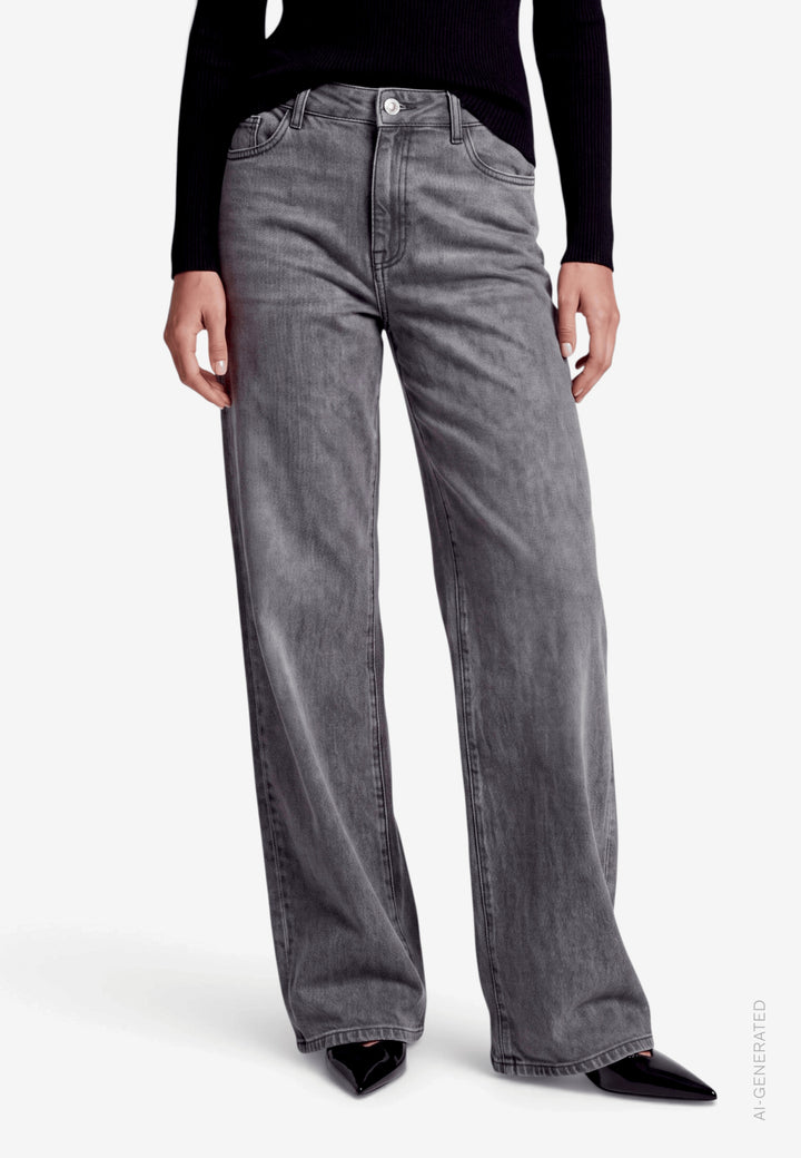 Hose Jeans 1/1 Länge, Dark Grey Denim 9632 Bild 2