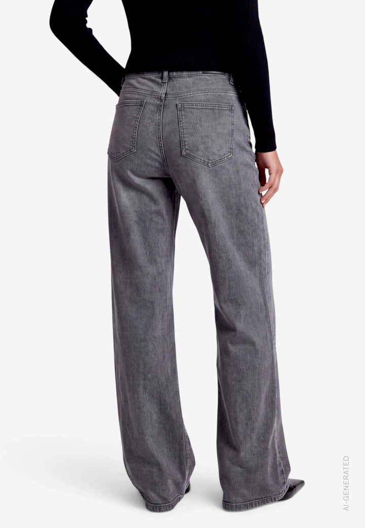 Hose Jeans 1/1 Länge, Dark Grey Denim 9632 Bild 3