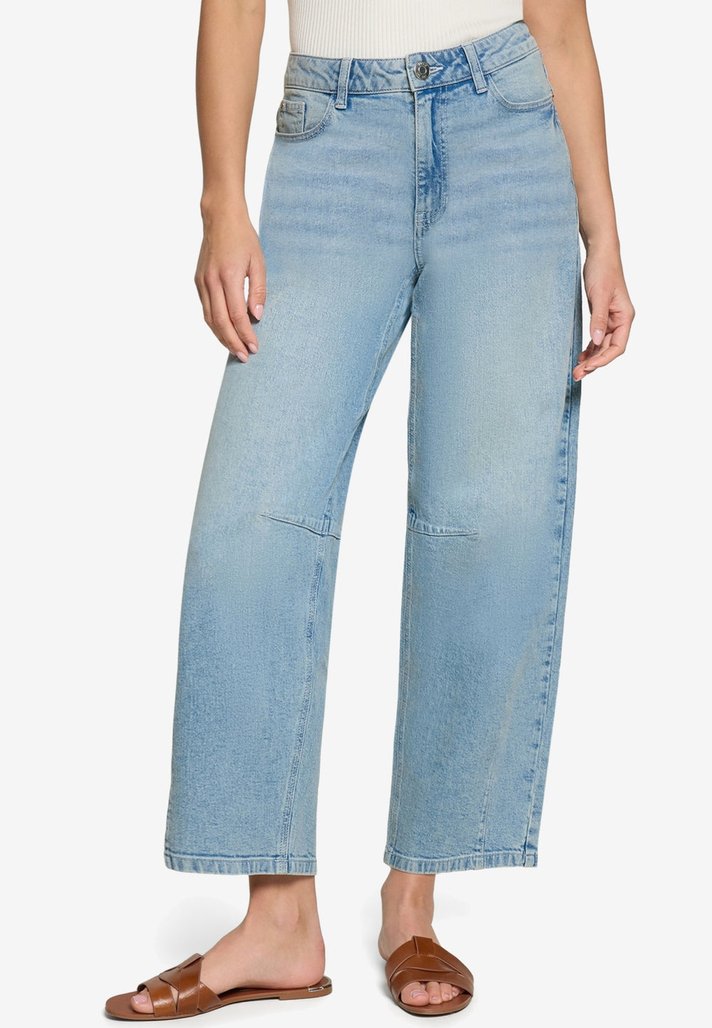 Hose Jeans 1/1 Länge, Light Blue Denim 8618 Bild 2