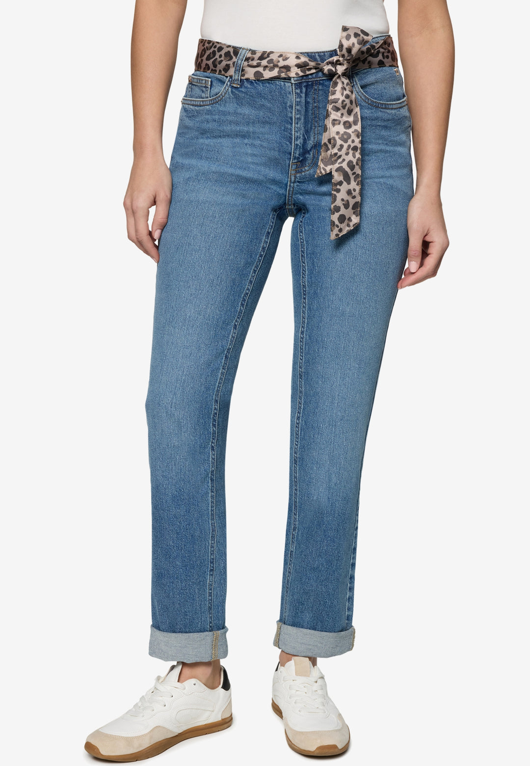 Hose Jeans 1/1 Länge, Middle Blue Denim 8619 Bild 1
