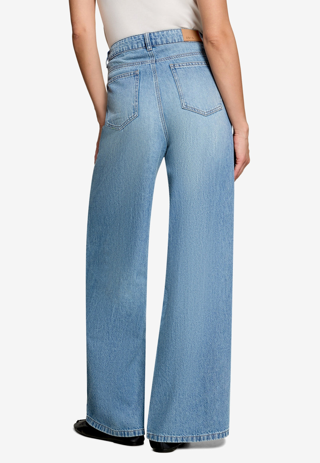 Hose Jeans 1/1 Länge, Middle Blue Denim 8619 Bild 3