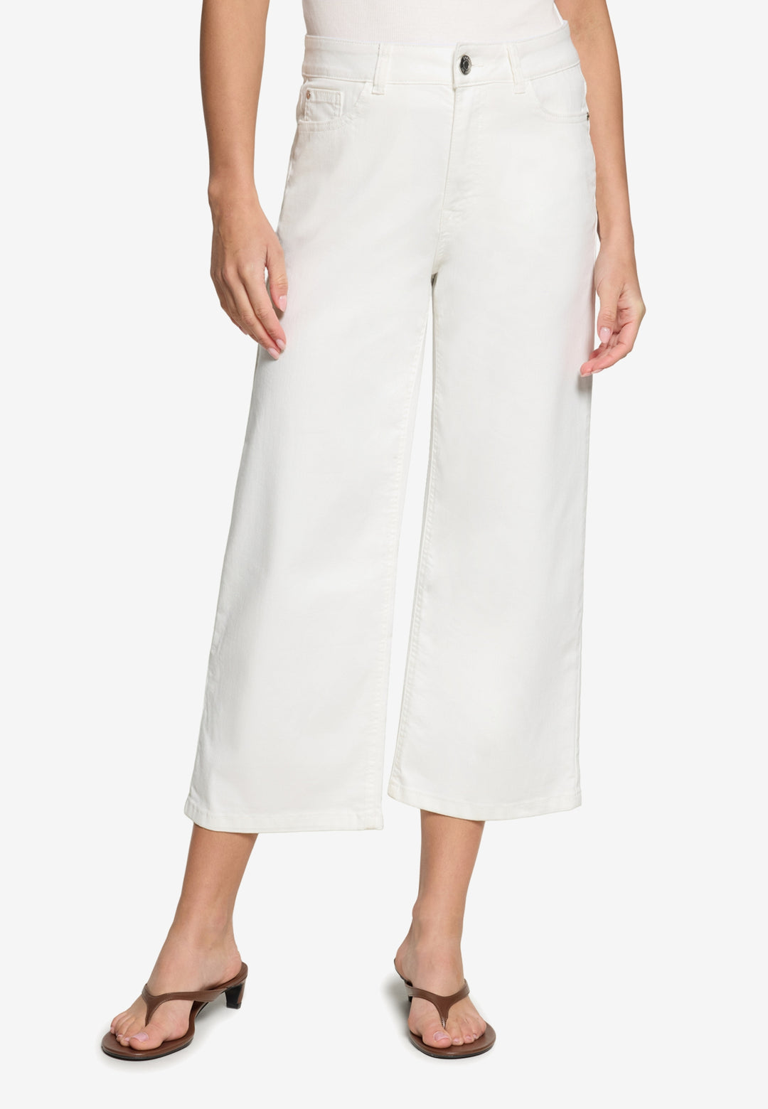 Hose Jeans 3/4 Länge, Cream Denim 1621 Bild 2
