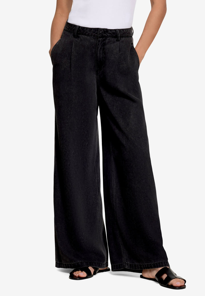 Hose Klassisch 1/1 Länge, Black Denim 9622 Bild 1