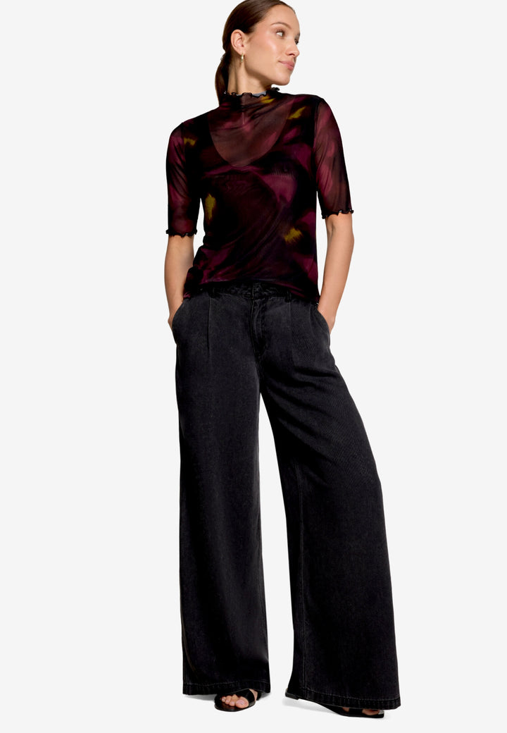 Hose Klassisch 1/1 Länge, Black Denim 9622 Bild 3