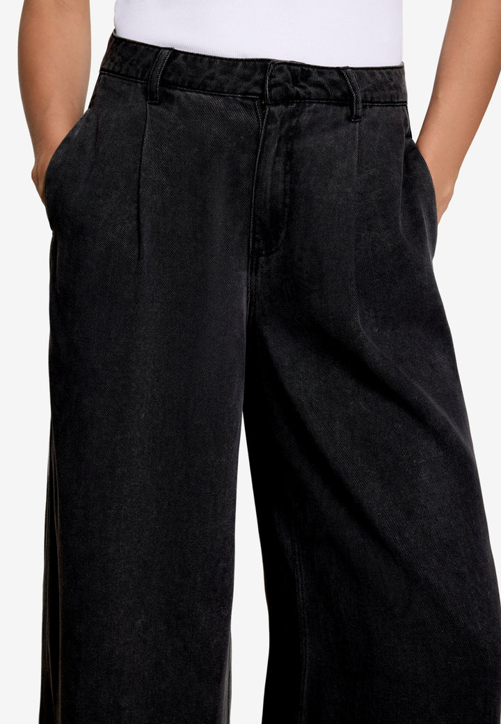 Hose Klassisch 1/1 Länge, Black Denim 9622 Bild 4