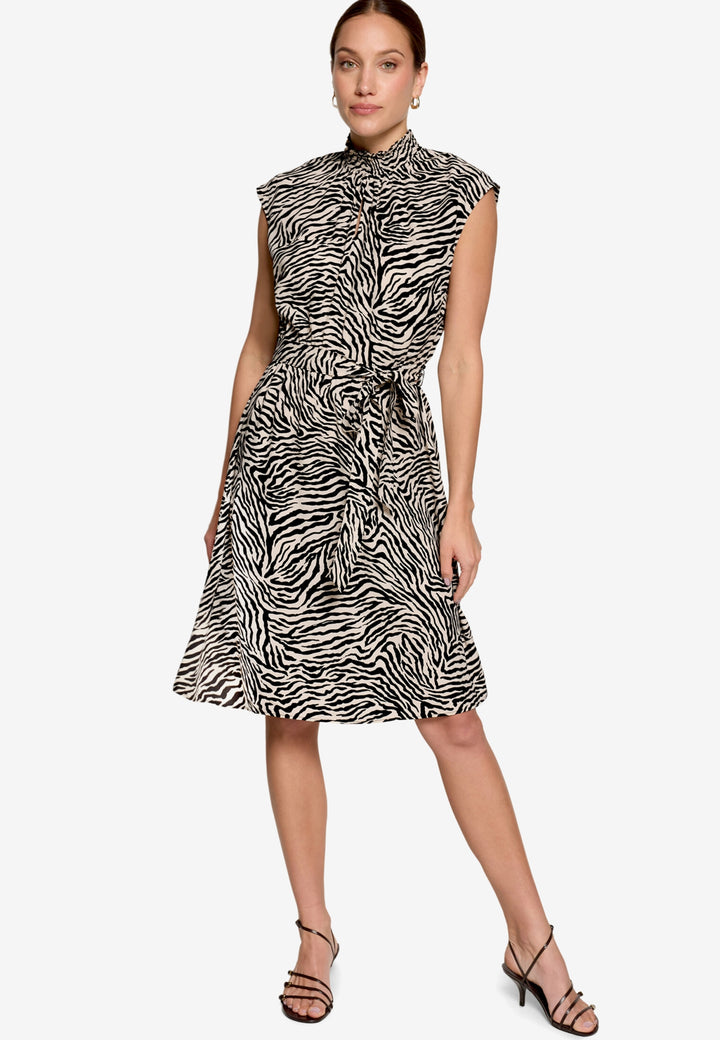 Kleid Kurz ohne Arm, Cream/Black 1891 Bild 1