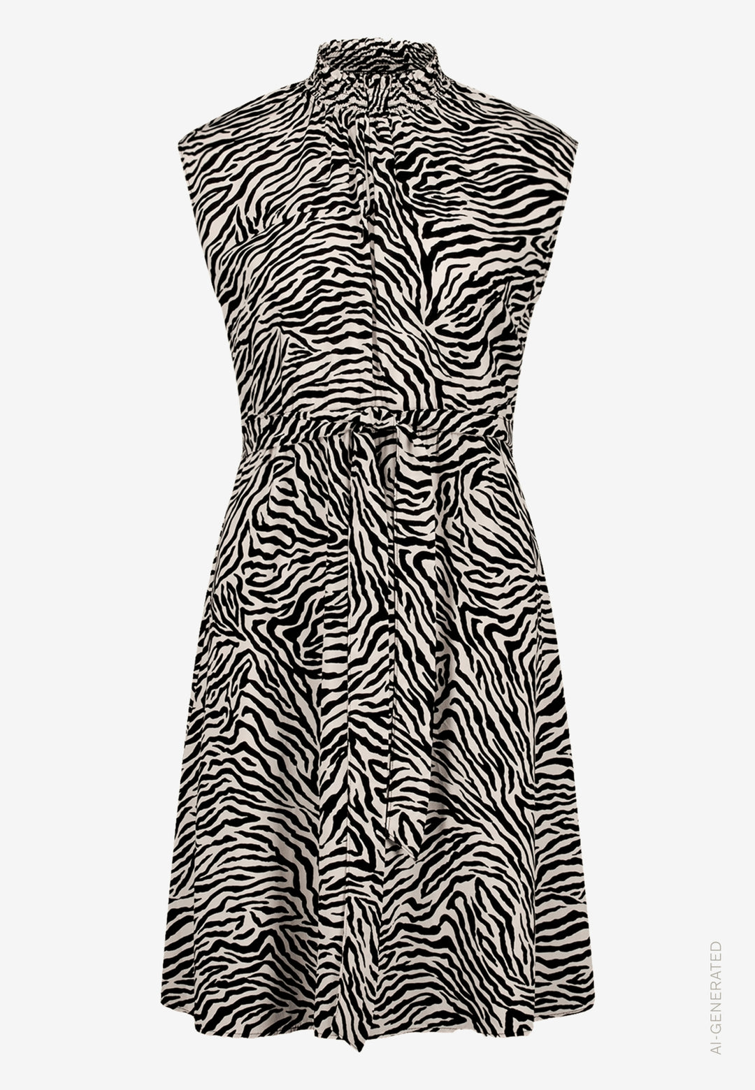 Kleid Kurz ohne Arm, Cream/Black 1891 Bild 1