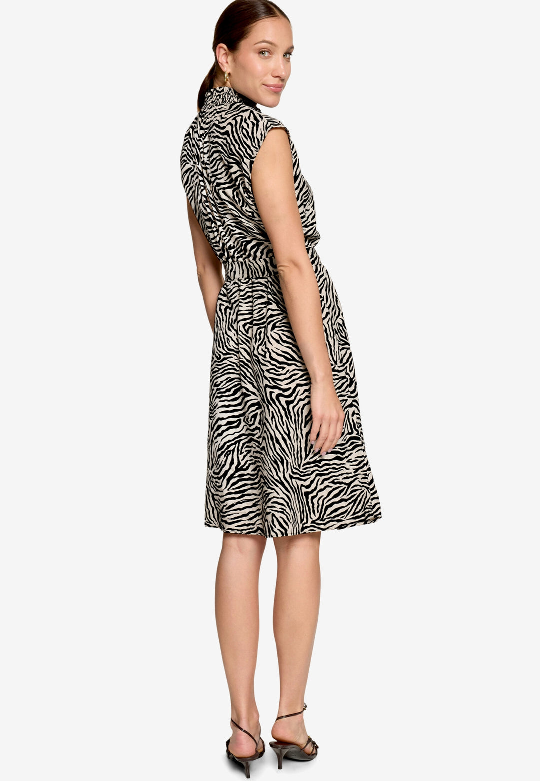 Kleid Kurz ohne Arm, Cream/Black 1891 Bild 2