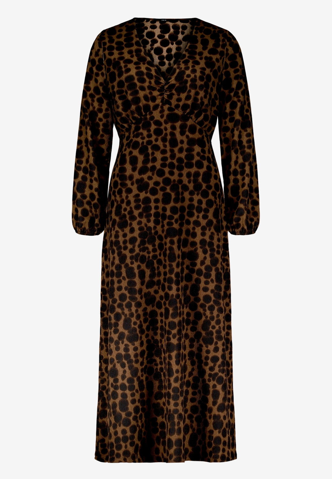 Kleid Lang 1/2 Arm, Brown/Black 7890 Bild 1