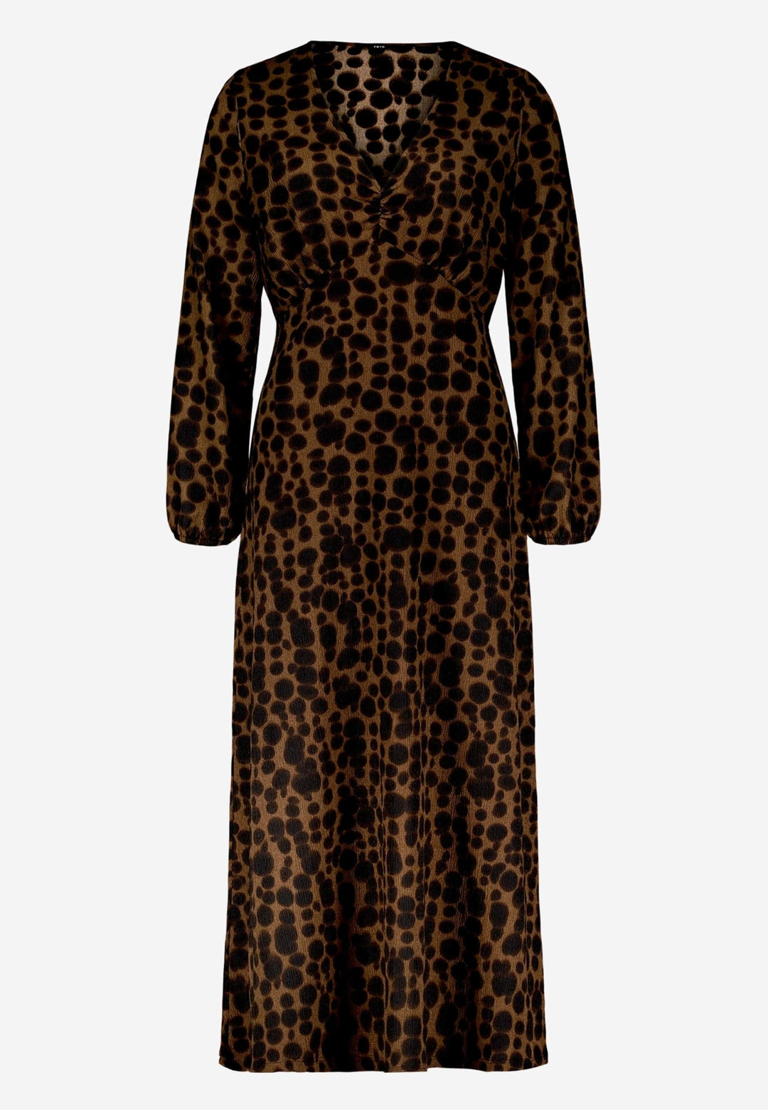 Kleid Lang 1/2 Arm, Brown/Black 7890 Bild 6