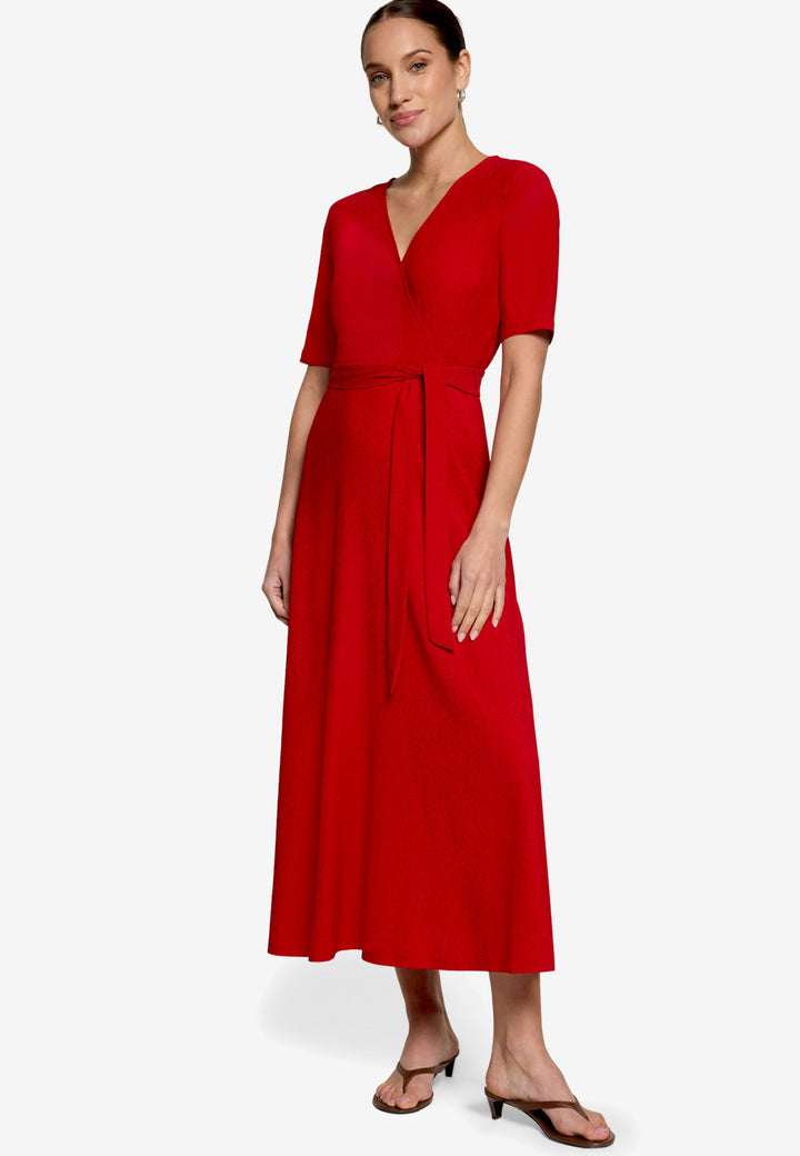 Kleid Lang 1/2 Arm, Candy Red 4146 Bild 2