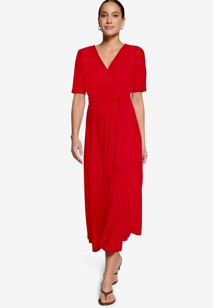 Kleid Lang 1/2 Arm, Candy Red 4146 Bild 4