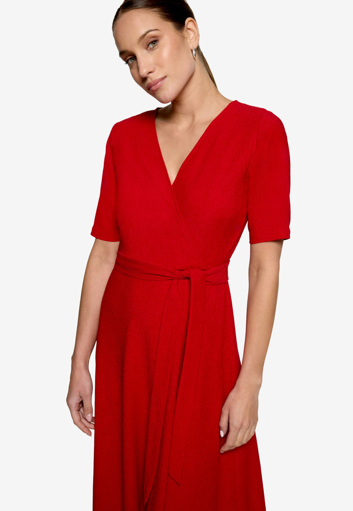Kleid Lang 1/2 Arm, Candy Red 4146 Bild 5
