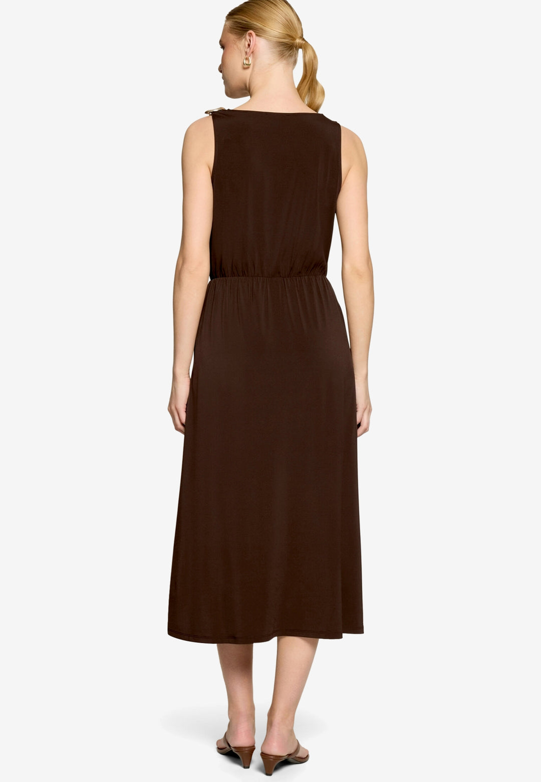 Kleid Lang ohne Arm, Chocolate Plum 7416 Bild 3