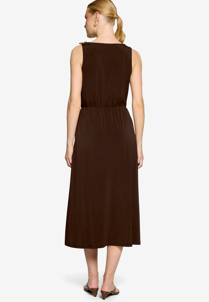 Kleid Lang ohne Arm, Chocolate Plum 7416 Bild 3
