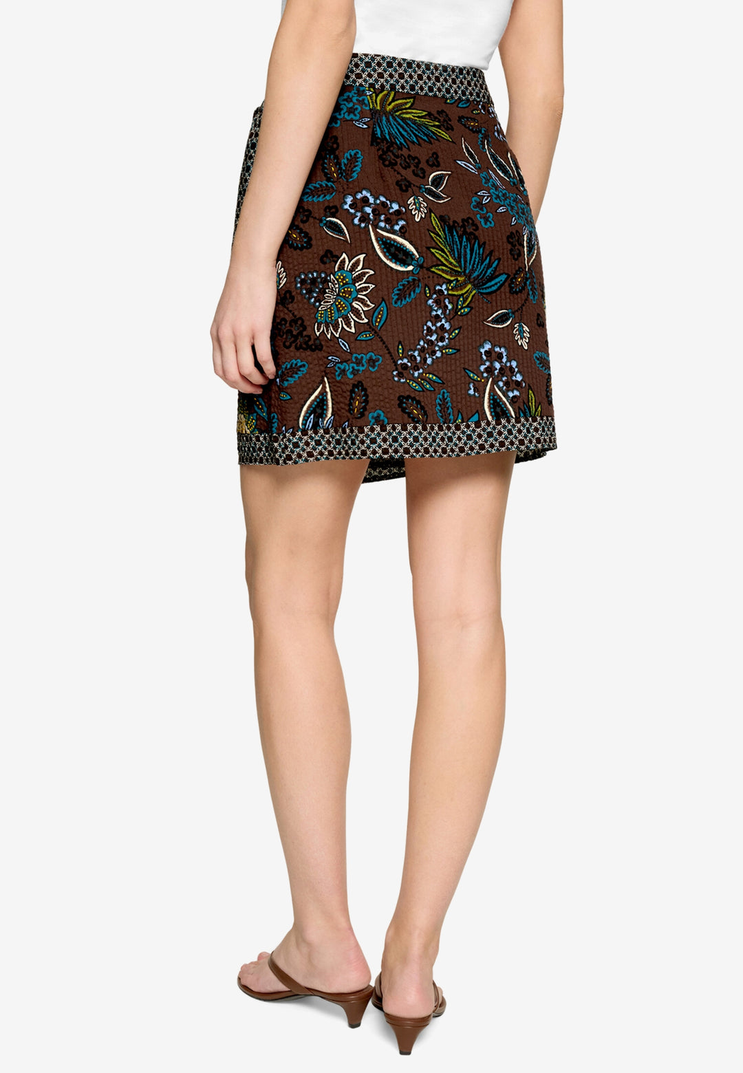 Rock Kurz Casual, Brown/Petrol 7881 Bild 3