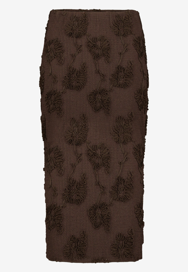 Rock Mittellang Casual, Chocolate Plum 7416 Bild 1